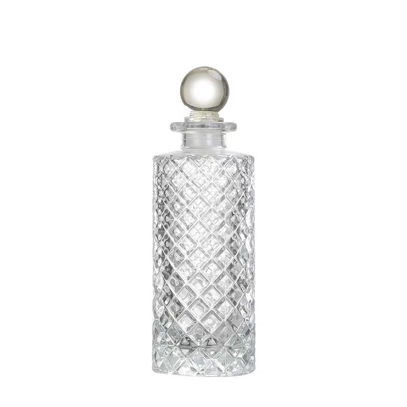 Minimal Glass Diffuser Bottle | DIY Your Aroma Art | Elegant Flower Vase for Living Space Decor
