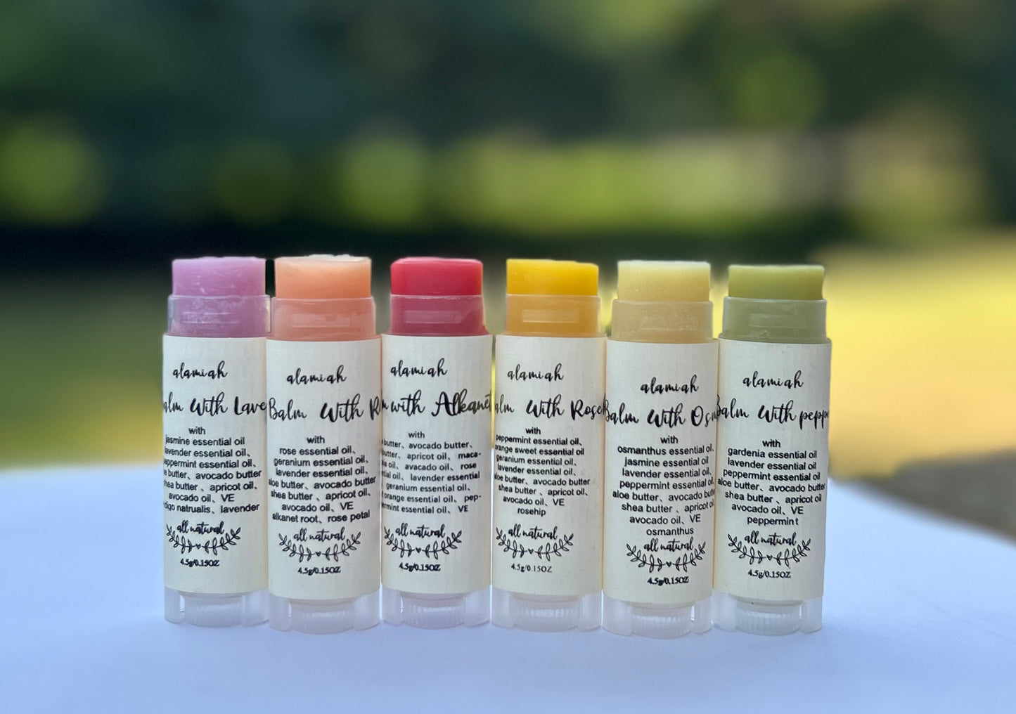 100% Natural Tinted Lip Balm | Rescue from Dry Lips with Plant-Infused Colors & Nourishing Essential Oils