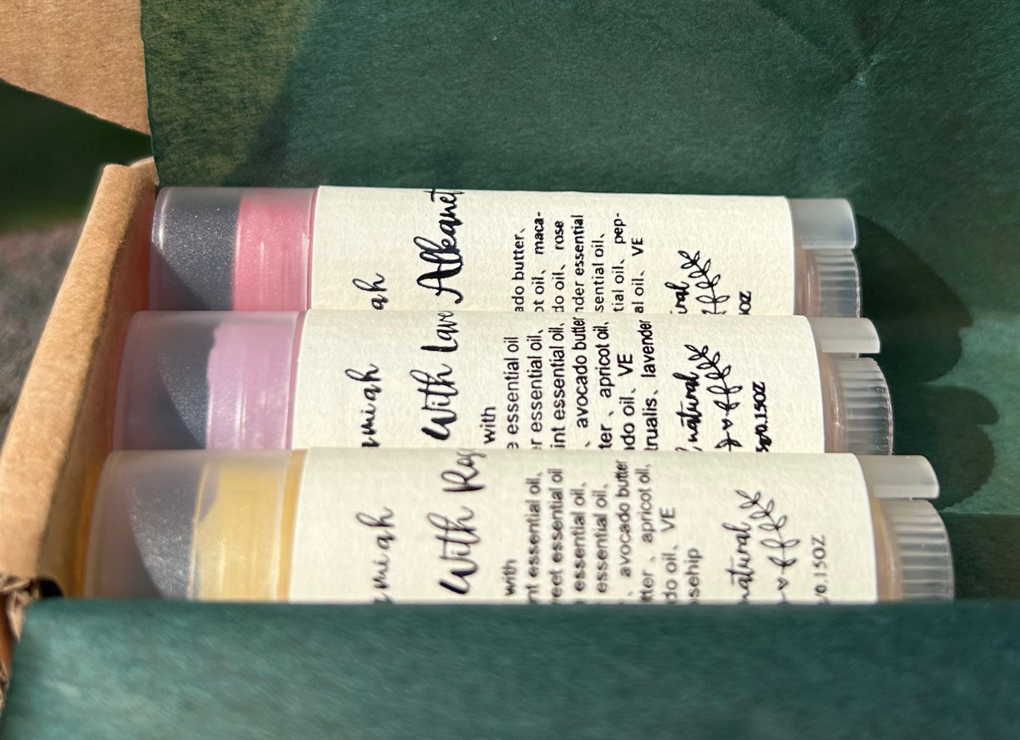100% Natural Tinted Lip Balm | Rescue from Dry Lips with Plant-Infused Colors & Nourishing Essential Oils