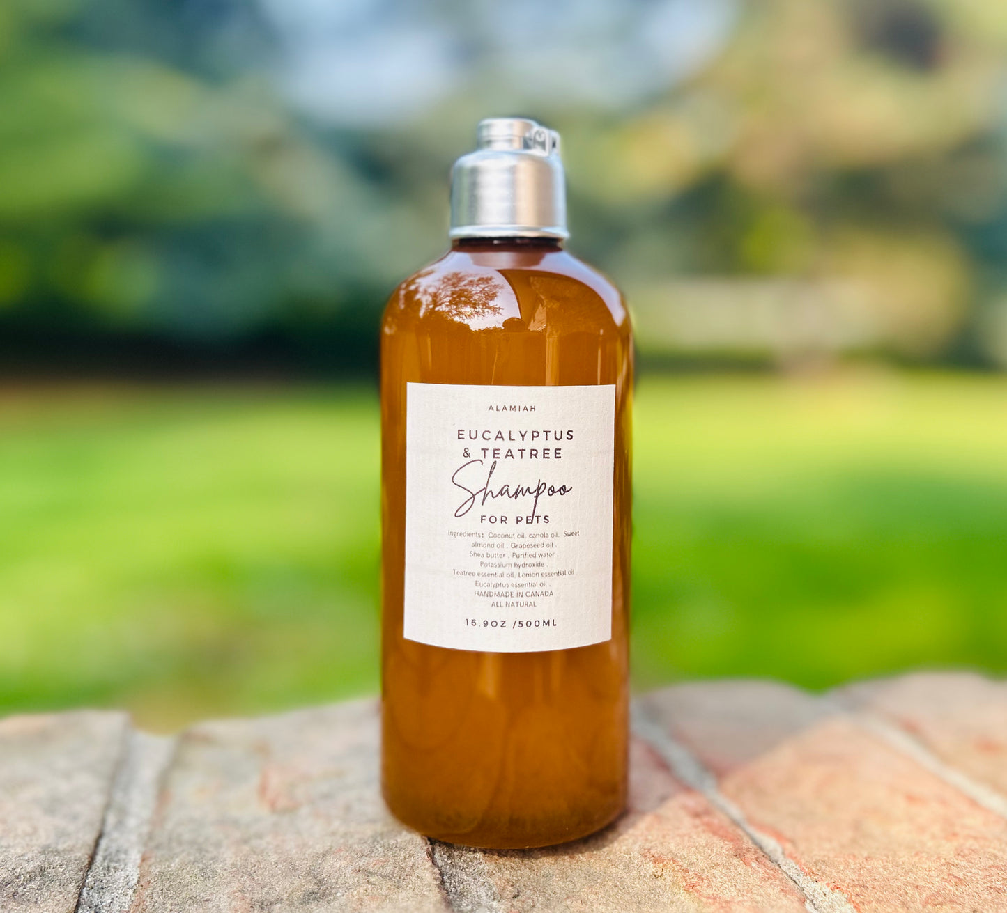 Eucalyptus & Tea Tree Pet Shampoo | Handmade with All-Natural Ingredients | Enriched with Tea Tree, Lemon, and Eucalyptus Essential Oils | Effectively Eliminates Odors, Gentle on Skin & Coat, Promotes Pet Health for a Luxurious Bath