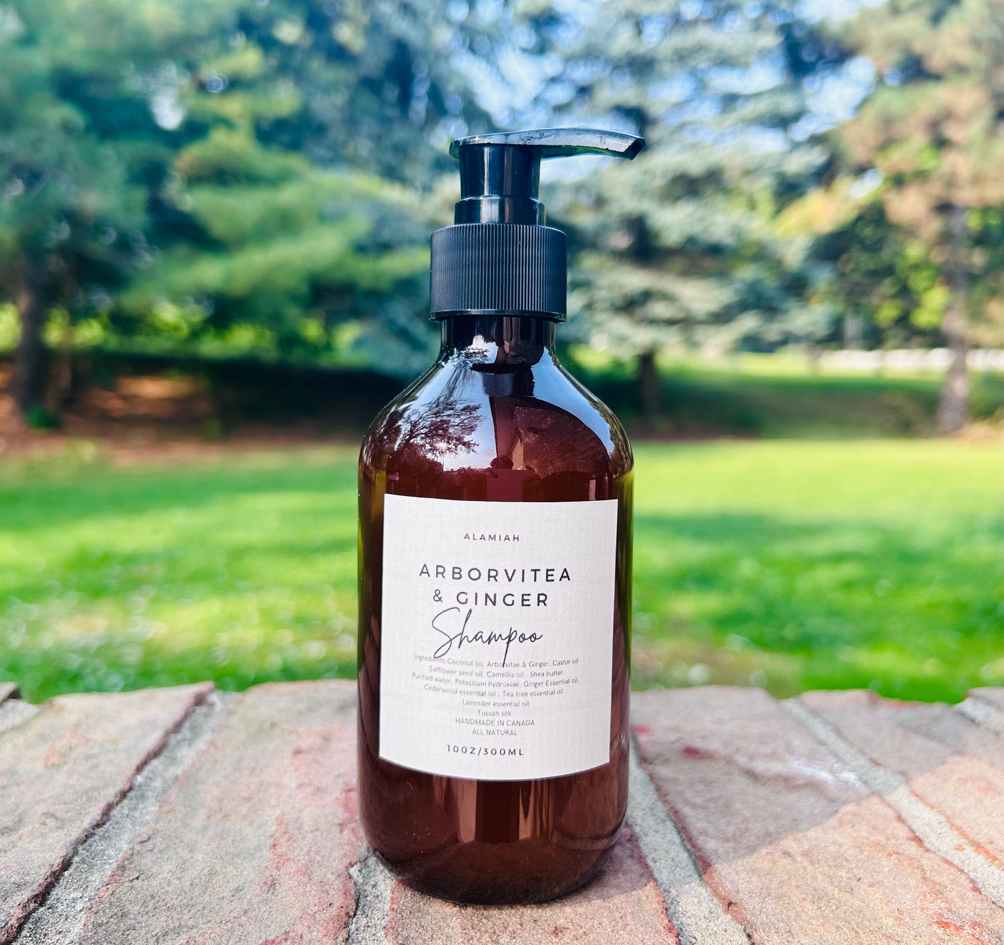 Arbervitae & Ginger Shampoo - Made with Arbervitae & Ginger, Peppermint, Cedar & Tea Tree Essential Oils - Scalp Health, Hair Follicle Strengthening, Anti-Hair Loss & Dandruff Relief, Traditional Chinese Herbal Formula,All-Natural Handmade