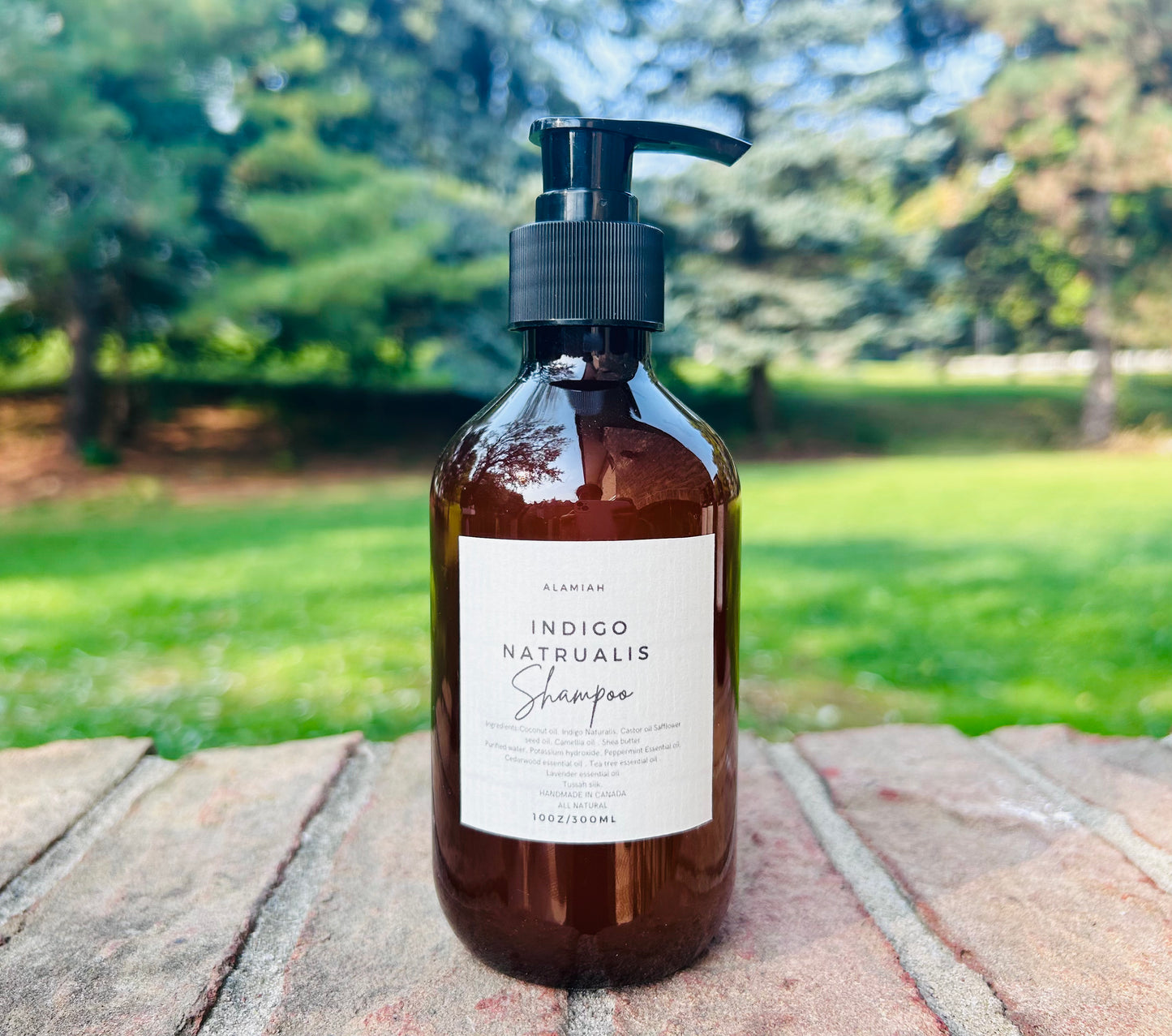 Indigo Naturalis Infused Handmade Shampoo | Natural Hair Care with Cedarwood, Lavender, Peppermint & Tea Tree Oils | Balances Scalp Oil, Soothes Inflammation, Reduces Dandruff & Hair Thinning
