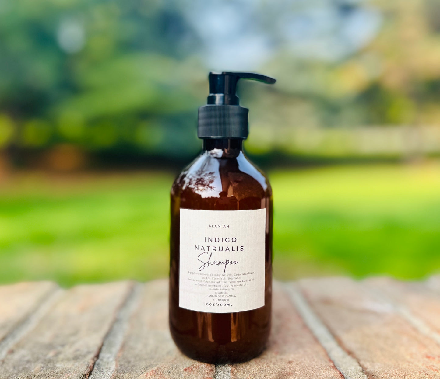 Indigo Naturalis Infused Handmade Shampoo | Natural Hair Care with Cedarwood, Lavender, Peppermint & Tea Tree Oils | Balances Scalp Oil, Soothes Inflammation, Reduces Dandruff & Hair Thinning