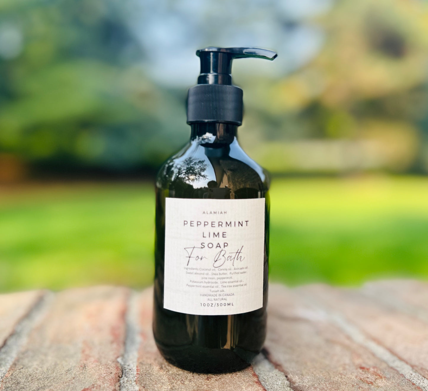 Peppermint Lime Bath Soap – Gentle Yet Powerful Cleansing for Oily and Sweaty Skin | Enriched with Pine Rosin, Lime, Peppermint, and Tea Tree Essential Oils for a Fresh and Natural Experience