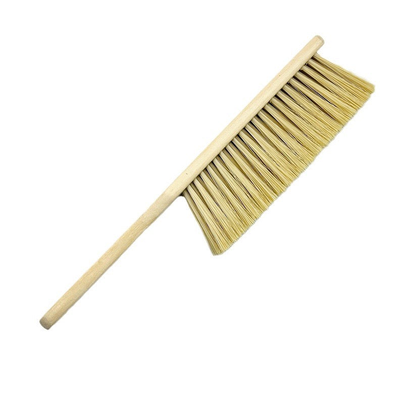 Wooden Handle Soft Bristle Cleaning Brush for Bed, Desk, and Pet Care – Gentle Home Cleaning Tool