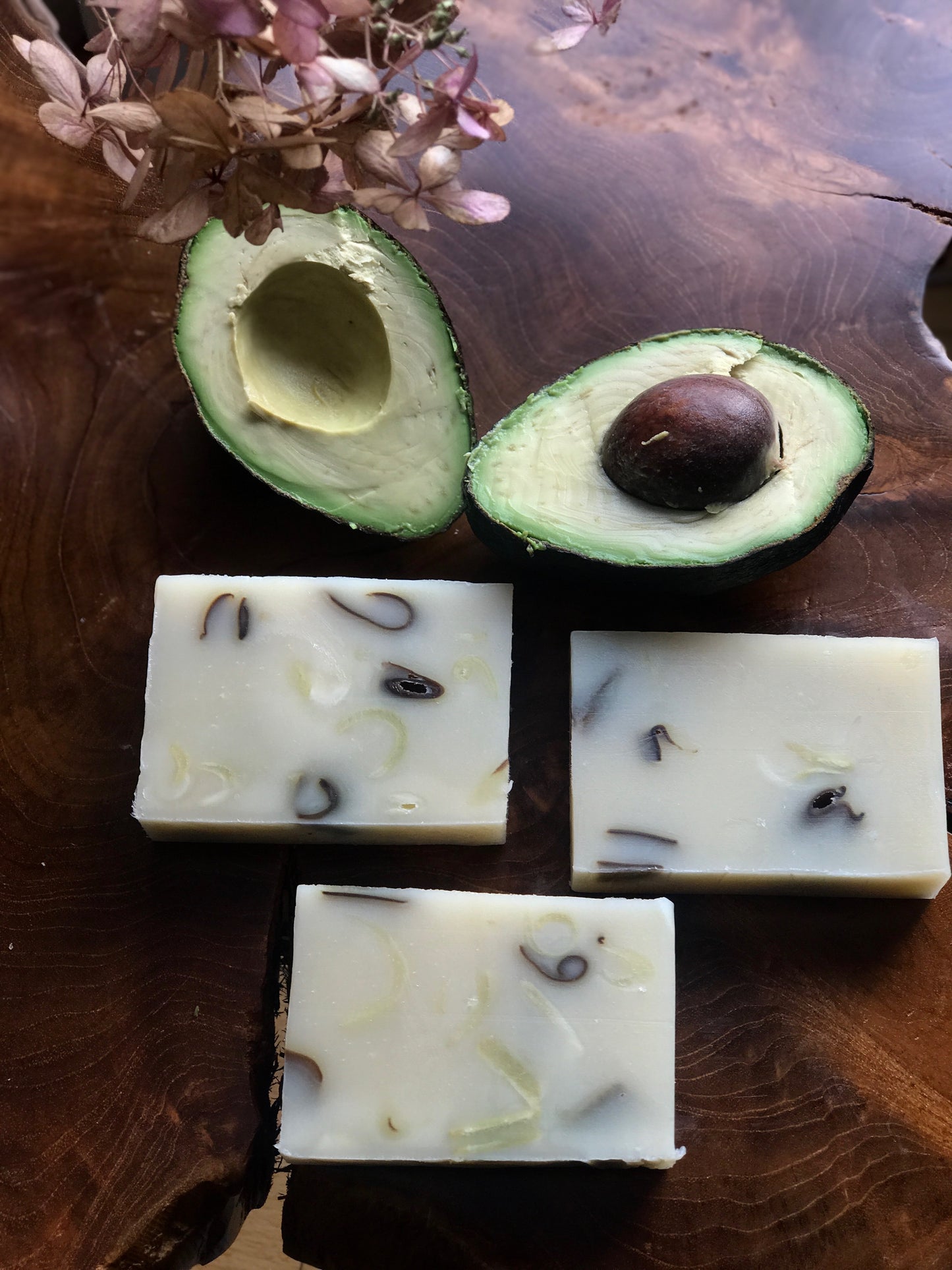Luxurious Handmade Avocado Rosin Soap for Face and Body Moisturization - Combat Pimples and Eczema with Avocado Oil, Shea Butter, and Botanical Infused Oils - Enriched with Virgin Coconut Oil and Tussah Silk for a Rich Lather