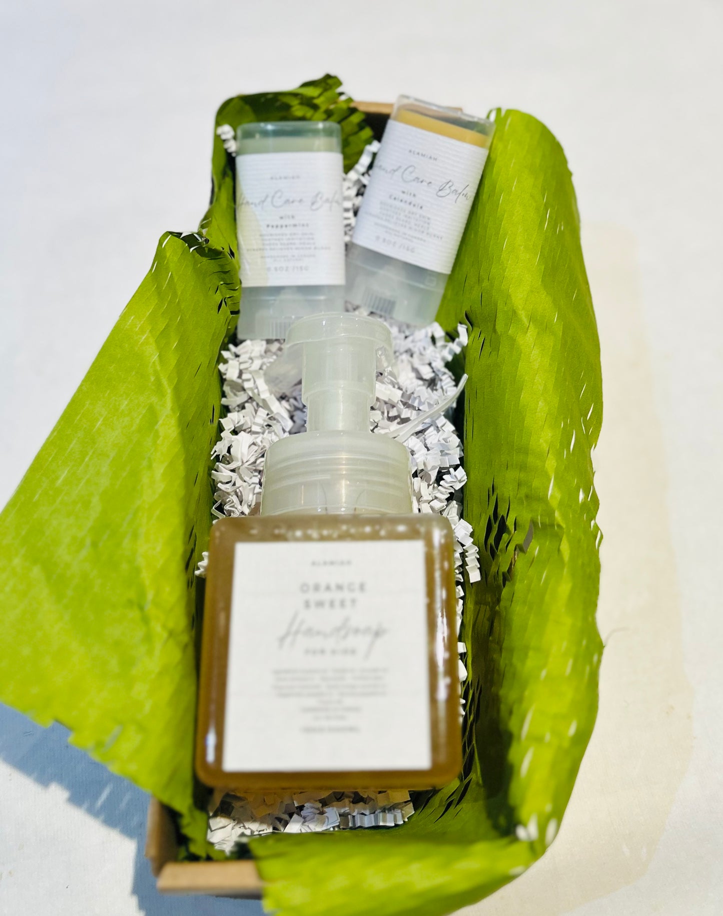 All Natural Handsoap Gift Set for Daily Hand Care – Includes Cute Totoro Hand Towels, Botanical Hand Balm, Handmade Soap, and Aluminum Travel Box – Perfect for Kids and Travel