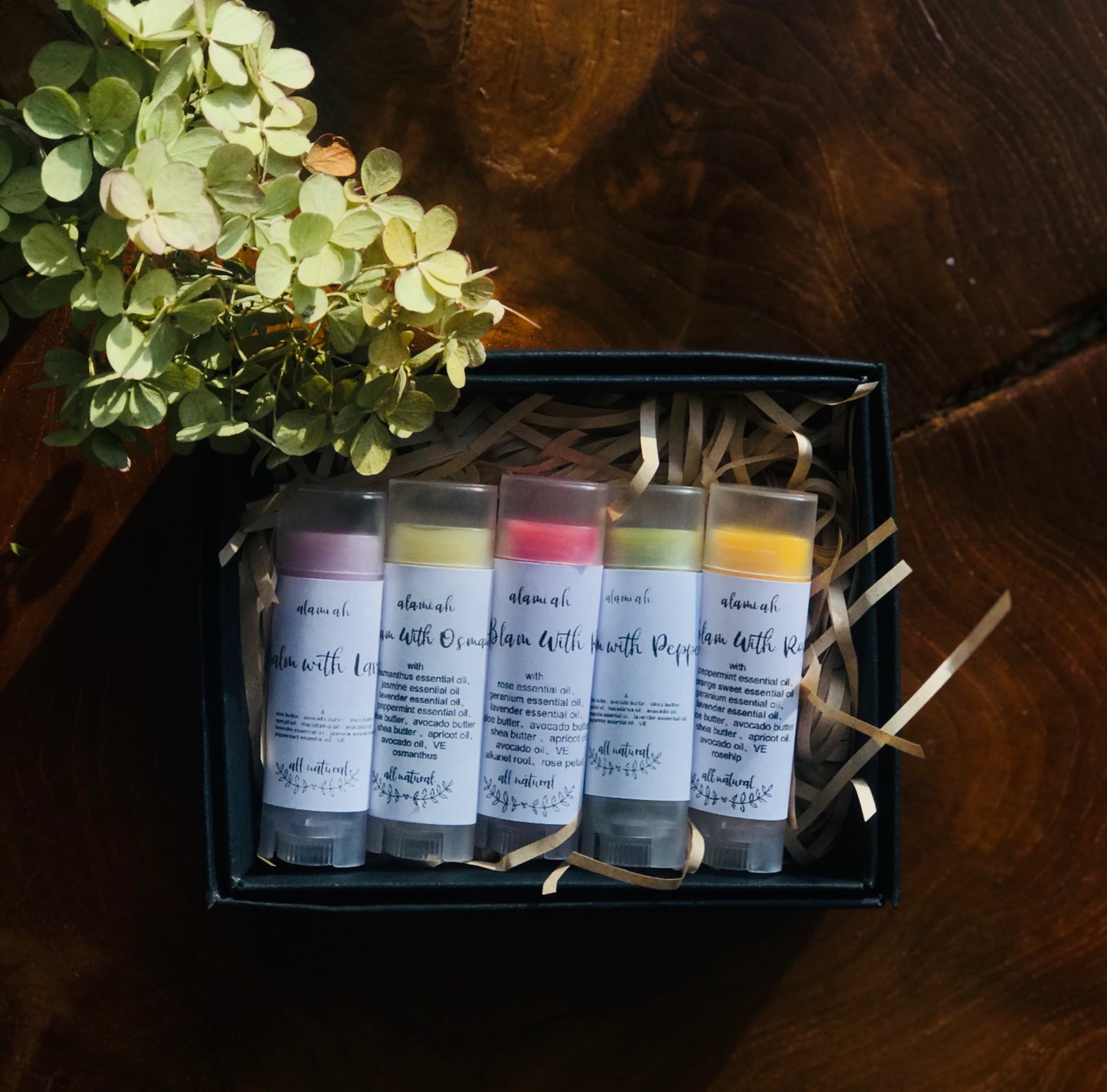 100% Natural Tinted Lip Balm | Rescue from Dry Lips with Plant-Infused Colors & Nourishing Essential Oils