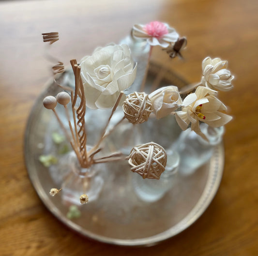 Reed & Rattan Flowers for DIY Diffuser | Natural Aroma Decor | Home Fragrance Accessories