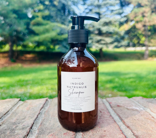 Indigo Naturalis Infused Handmade Shampoo | Natural Hair Care with Cedarwood, Lavender, Peppermint & Tea Tree Oils | Balances Scalp Oil, Soothes Inflammation, Reduces Dandruff & Hair Thinning